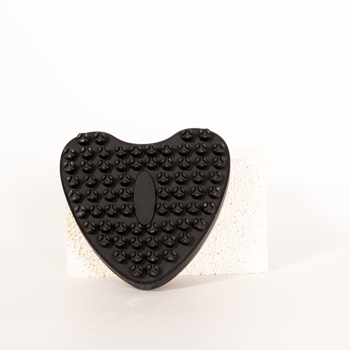 Heart-Shape Silicone Hairbrush with-فرشاة شعر سيليكون