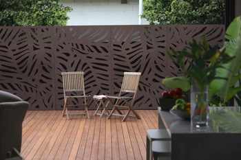 Wood plastic composite fence home decoration 