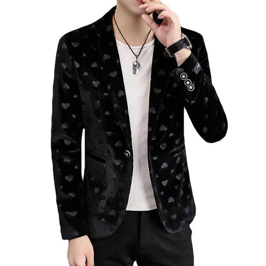 Men's velvet jacket 