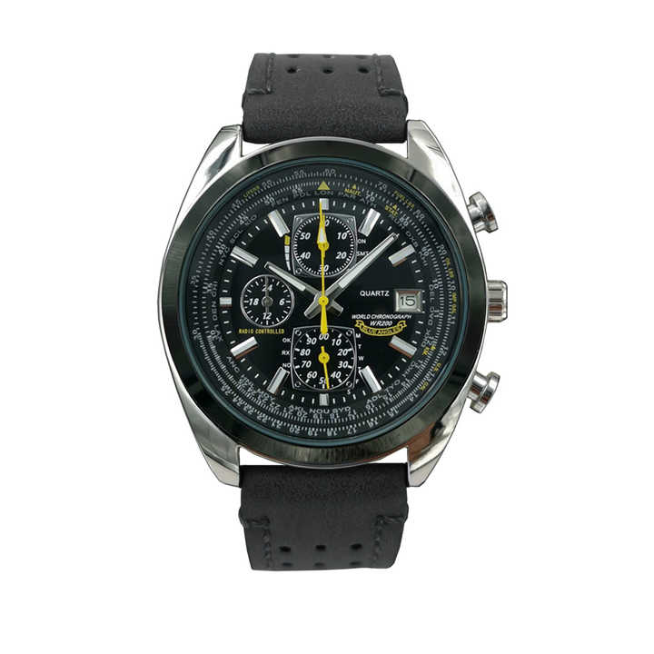 أحدث ساعة رجالية عالية الجودة كوارتز متعددة . Latest High Quality Men's Quartz Multifunctional 6