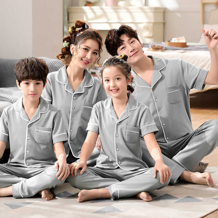 Family Matching Set 2 Pieces Kids Pajamas 100% 