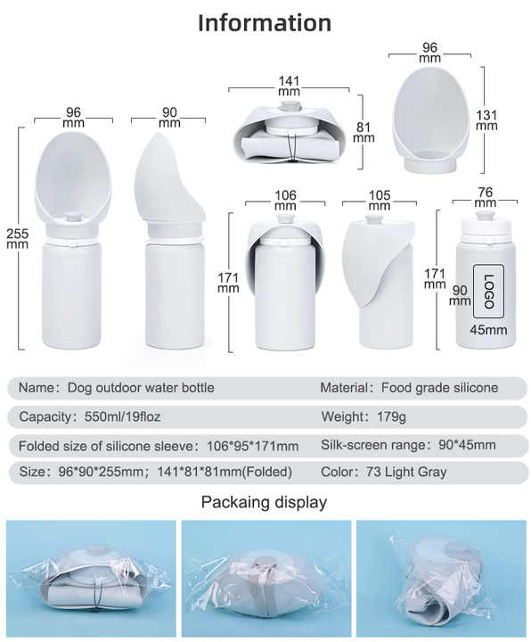 Portable Collapsible Travel Water Bottle for Dogs 