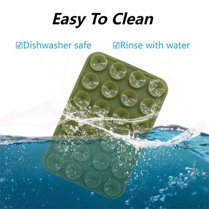 قبضة الهاتف المحمول على الوجهين وسادة شفط . Double-sided mobile phone grip sticky
