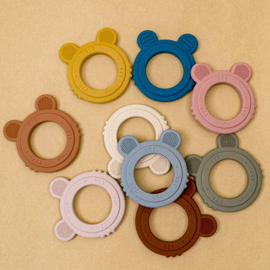 ree Silicone Chewable Baby Teethers  - لعبة عضاضة للأطفال قابلة للمضغ