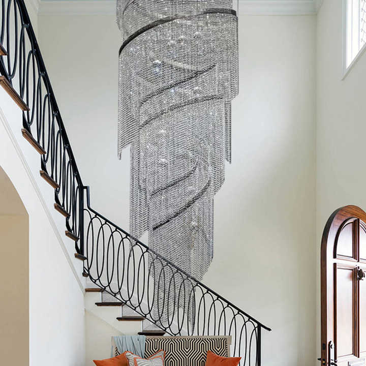 Modern crystal chandelier for banquet decoration 