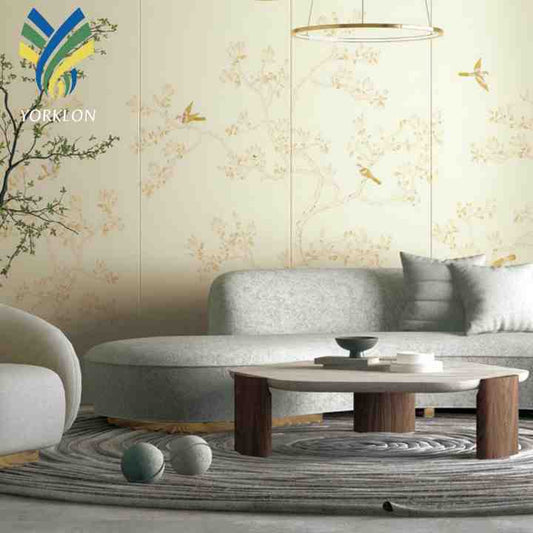 ورق حائط مطبوع يدويًا ومطبوع حسب الطلب -  hand-printed and custom-printed wallpaper