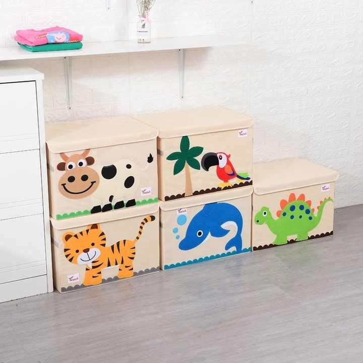 Boxes Baby Toy Sorting Box -صناديق تخزين قماشية عالية الجودة