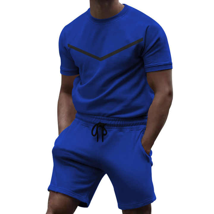 Stylish men's summer sportswear set 