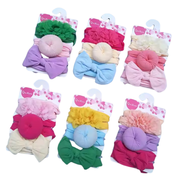 New Children's Chiffon Donut Bow Tie and Bow Tie. 