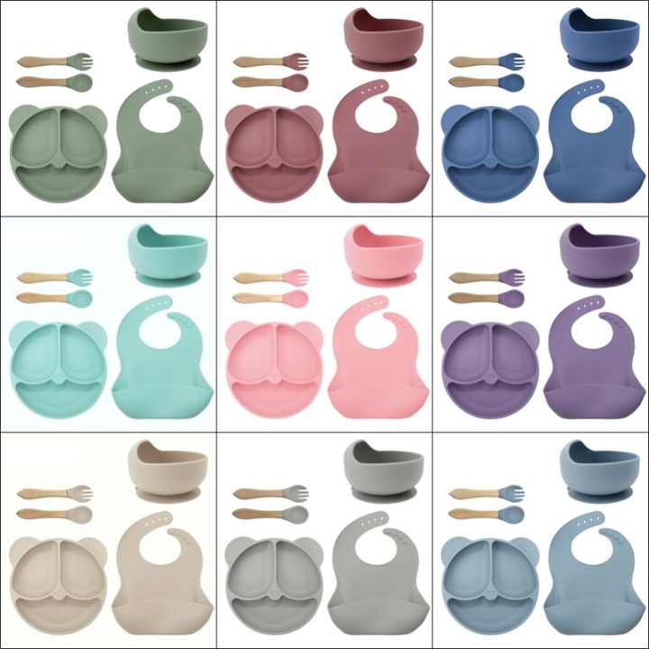 Custom bear dinner plates, aprons 