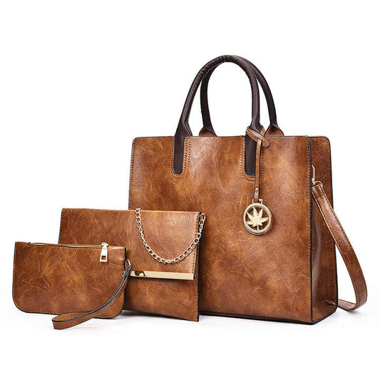 Retro Women's Bag Simple Large Capacity-حقيبة كتف نسائية