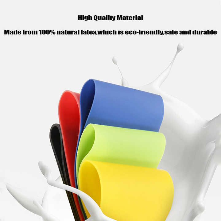Elastic rubber resistance bands 