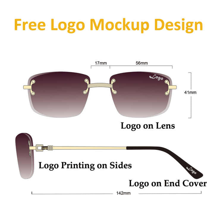 Men's Frameless Sunglasses from the brand