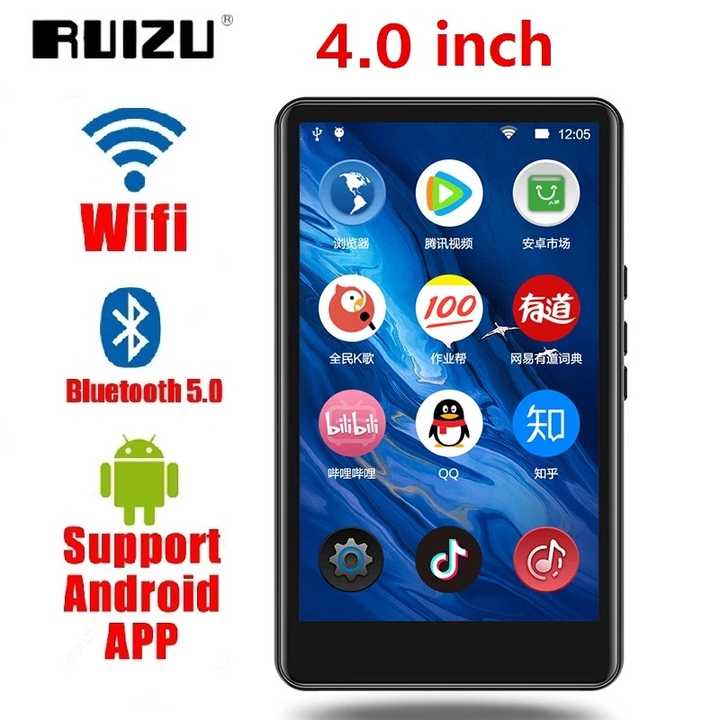 مشغل MP3 بشاشة لمس كاملة R . RUIZU H6 Android Full Touch
