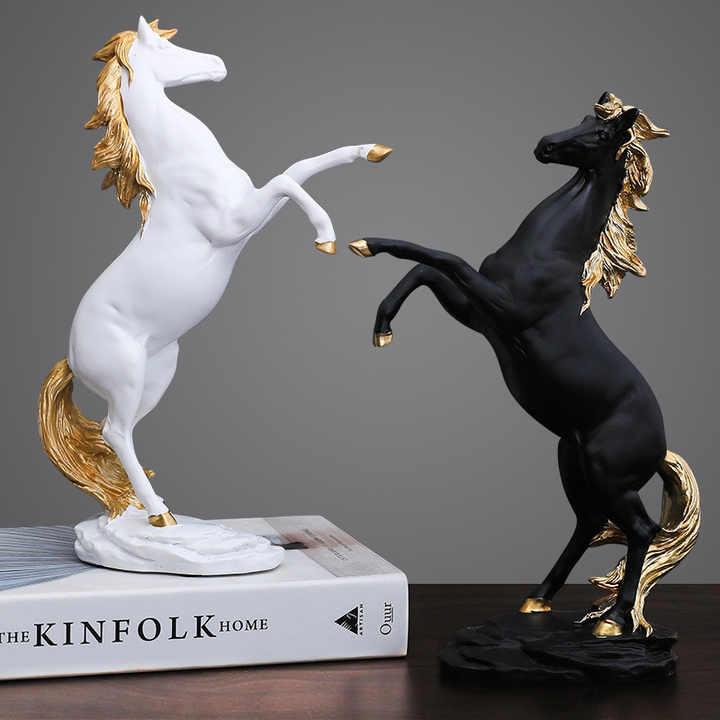 Luxury Home Decor, Exquisite Modern Resin Animal Sculpture 