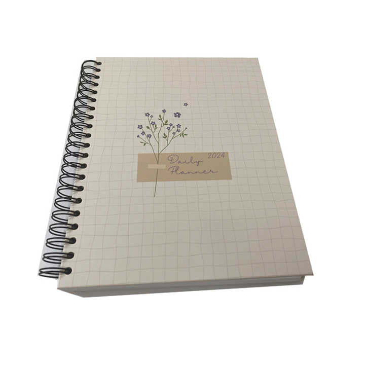 Custom Print Pretend Notebook, Wire-Bound Spiral Planner 