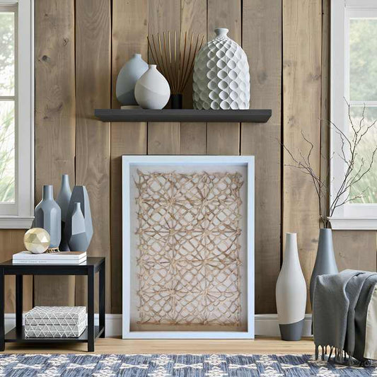 لوحة فنية جدارية بخطوط تجريدية . Abstract Lines Wall Art