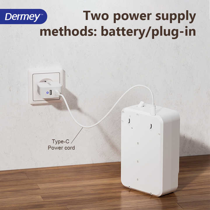 Derma 400ml Battery Operated Home Fragrance Diffuser, Waterless Aromatherapy Machine for Essential Oils 