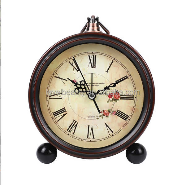 antique analog alarm clock 