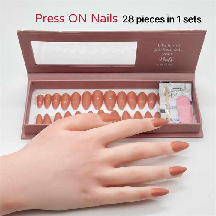 Sunland Popular Custom Short Almond Nail Tips 
