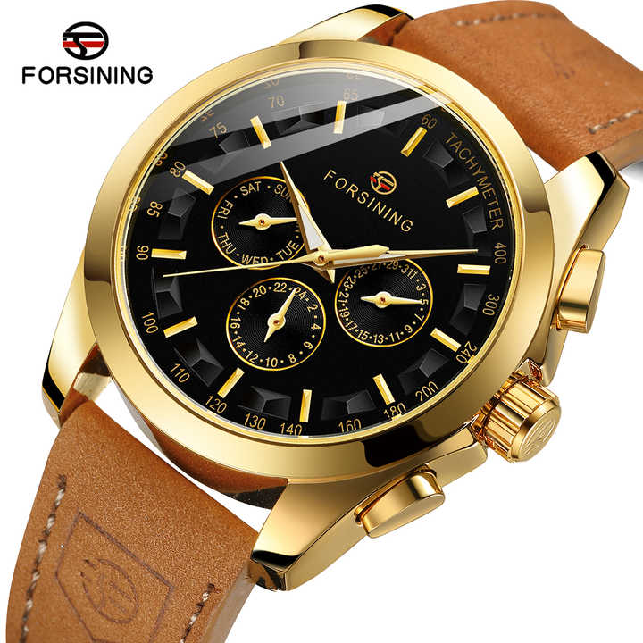 Guangzhou Ursining Watch Factory Men's Automatic Mechanical Watch 