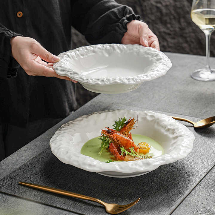 A luxurious plate of soup 