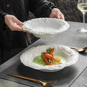 A luxurious plate of soup 