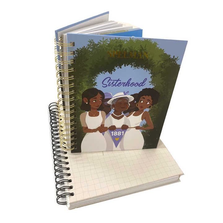 Custom Print Pretend Notebook, Wire-Bound Spiral Planner 