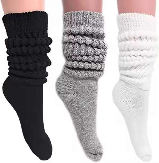 Pairs Pack Casual Lady Calf -جوارب الساق النسائية