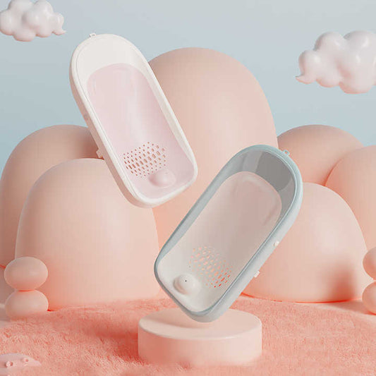 2022 GICA New Baby Bath Tub Set Soft PP and TPE Baby Bath Tub Plastic Seat Infant Bath Support 