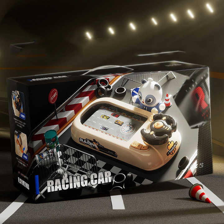 محاكاة القيادة والتعليم المبكر للأطفال لعبة سباق التحدي سيارة تأثيرات صوتية فيديو Driving Simulation Early Education Kids Racing Game Challenge Car Sound Effects Video