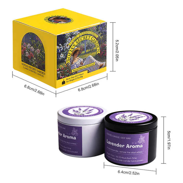 Wholesale Tinplate Creative Household-شموع معطرة منزلية إبداعية