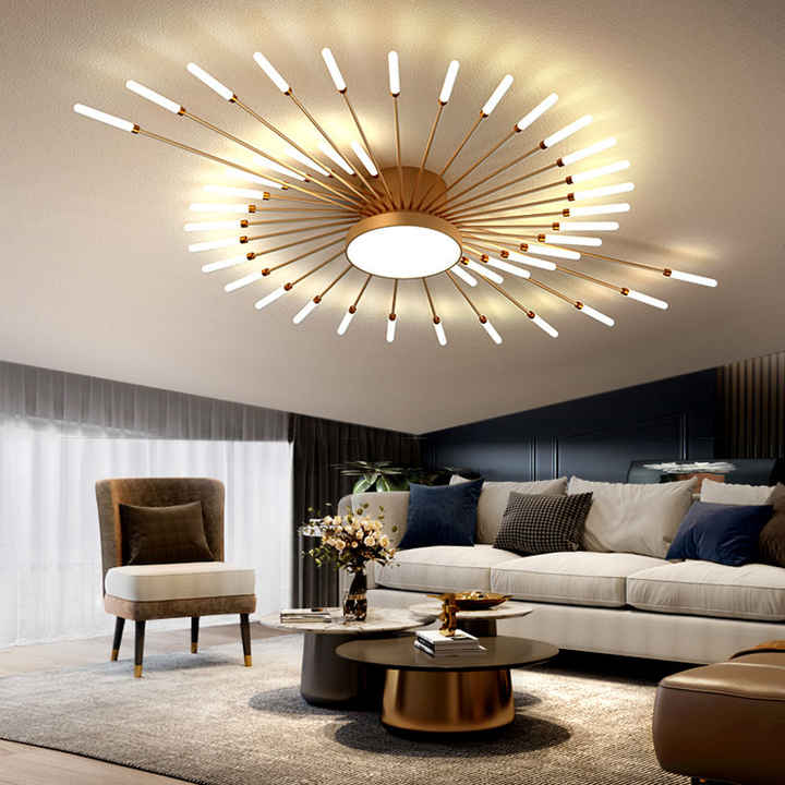 living room lighting fireworks 