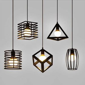 small modern iron chandelier 