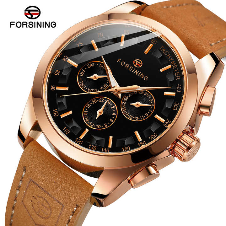 Guangzhou Ursining Watch Factory Men's Automatic Mechanical Watch 