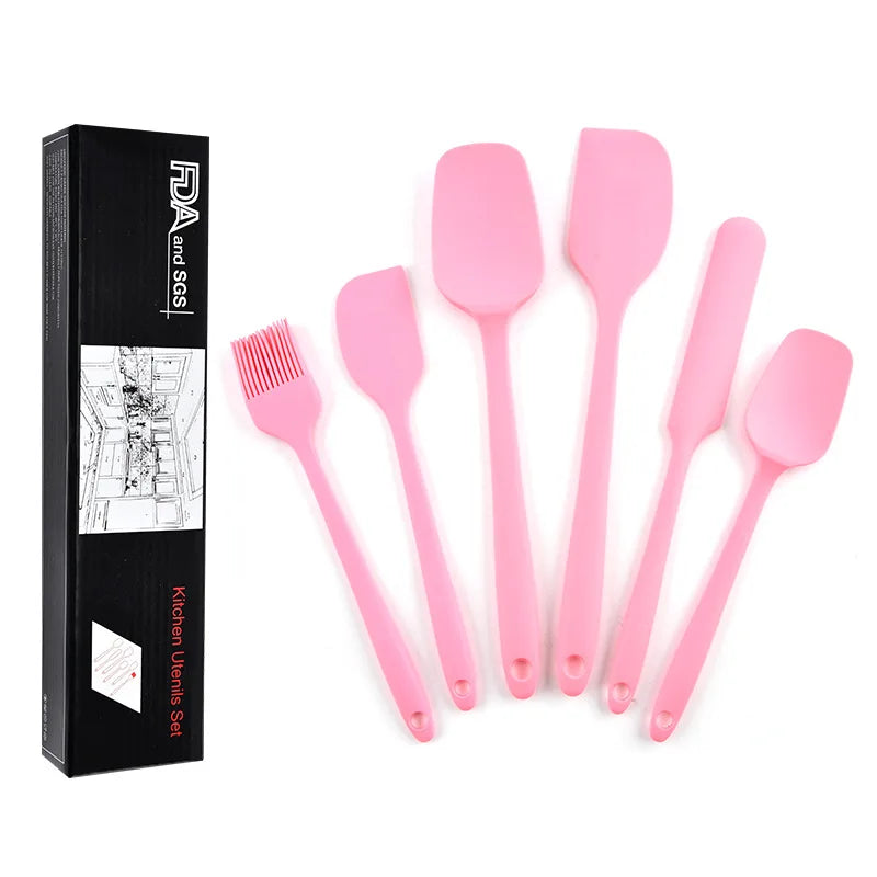 6-piece silicone spoons 