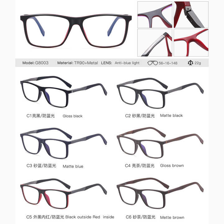 TR90 quality anti-light