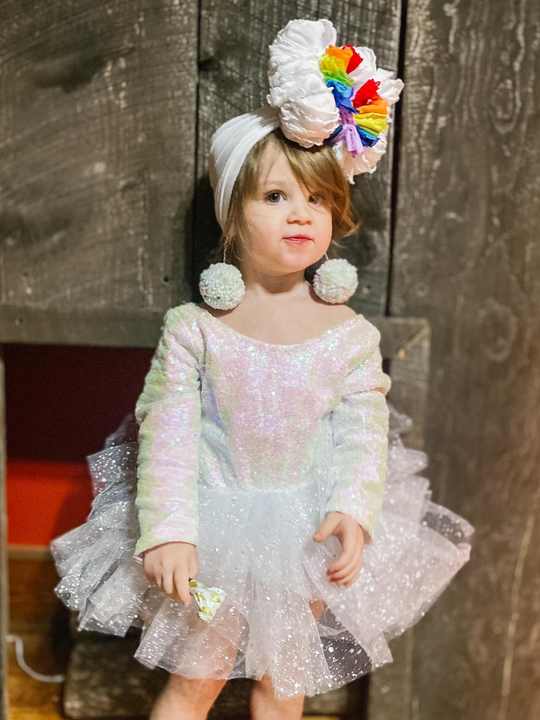 Easter Baby Girl Tutu Dress Tollder Tulle-فستان توتو للبنات