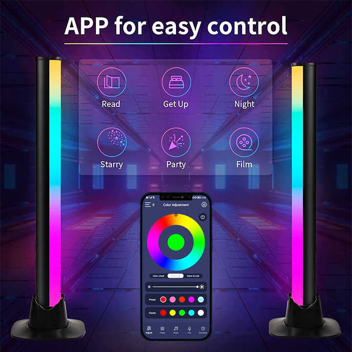 Smart lighting bars