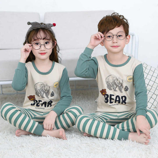 New Children's Pajamas Set of Fall and-مجموعة بيجامات أطفال جديدة