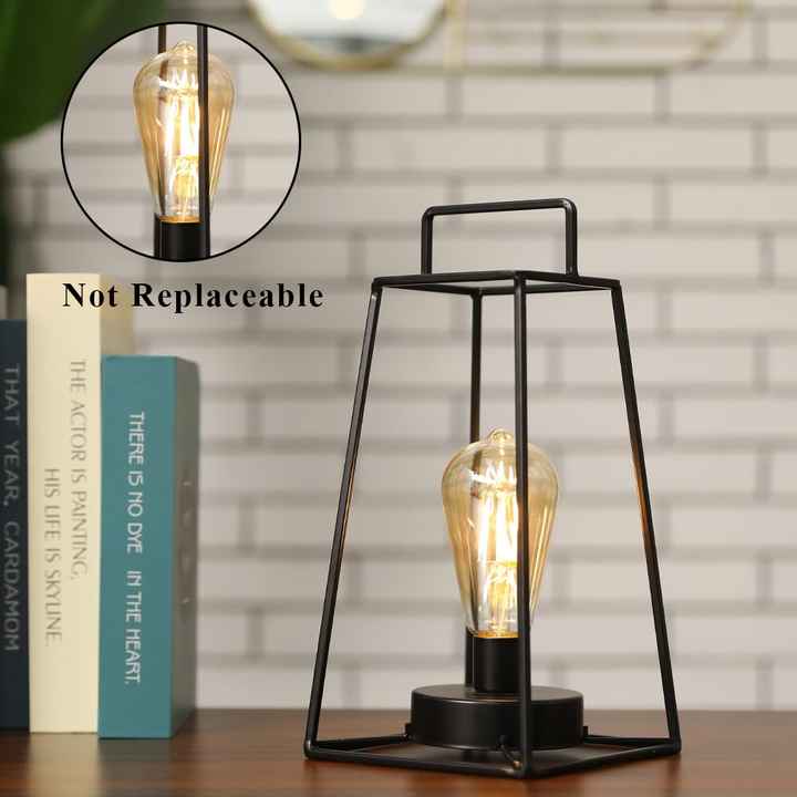 مصباح ليلي مربع صغير حديث بسيط على شكل . Modern simple small square night lamp iron study table