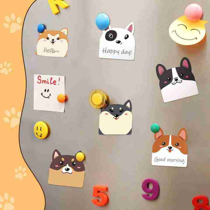 Cute Puppy Dog Animal Shape Sticky Notes Office 
