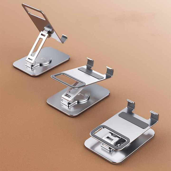 Mobile Phone Accessories for Office Use with Foldable Aluminum Alloy iPad Stand 