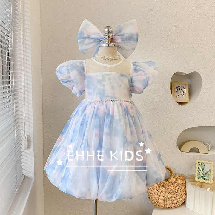 Dress Korean Version of Children's Dress Skirt -فستان بناتي صيفي جديد