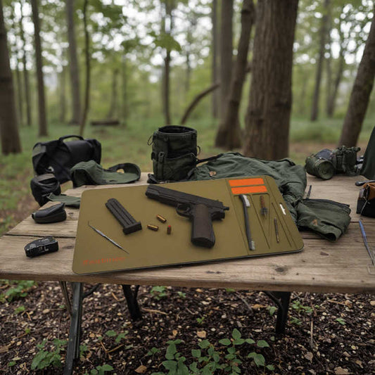 New Design Anti-Slip Rubber Gun Cleaning and Maintenance Mat with Magnetic Pad Hunting Accessories