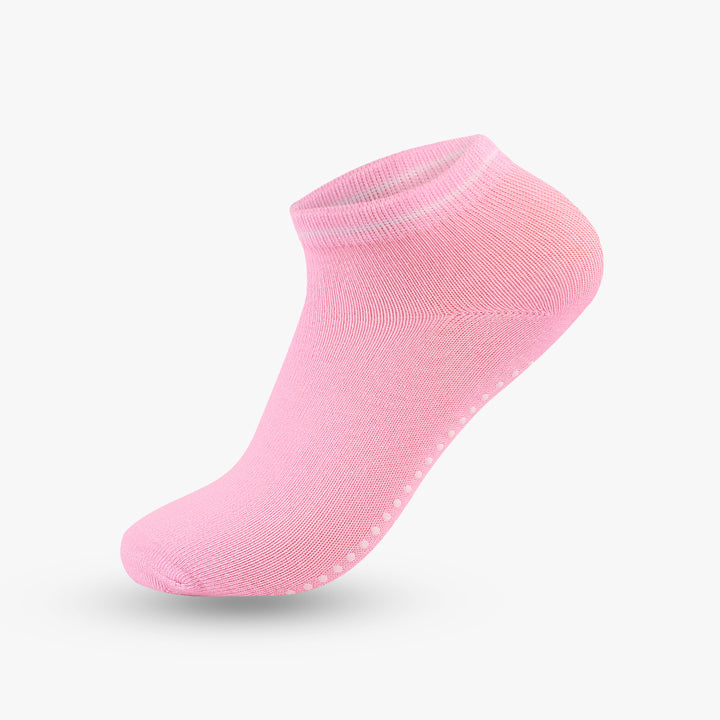 Candy Color Sports Socks Anti-Slip Grip Yoga Socks Trapoline Women Ankle Socks 
