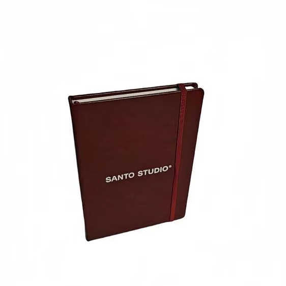 High quality personalized lined cover journal printed in leather 