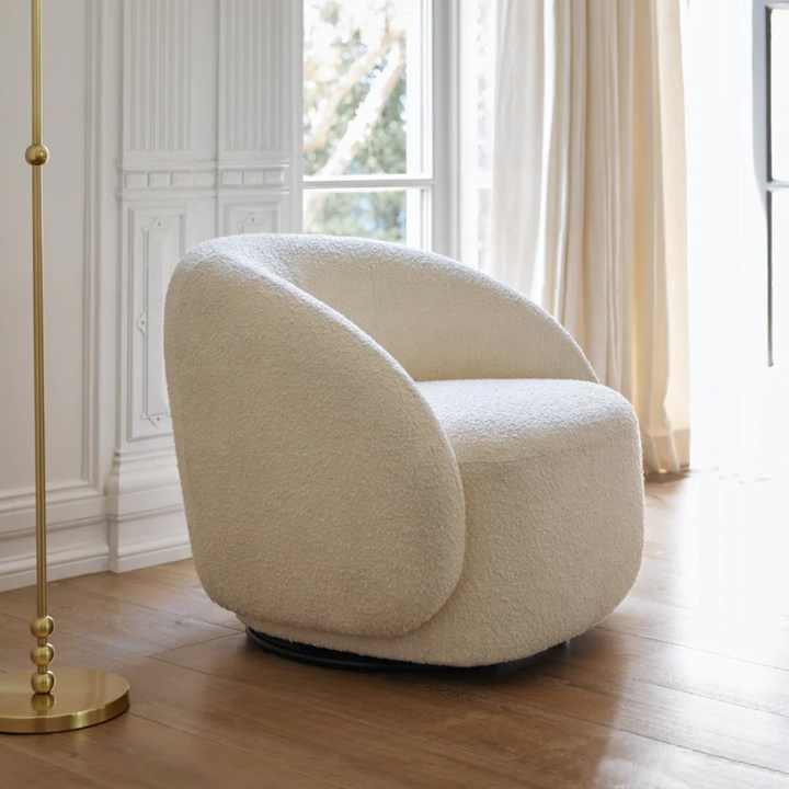 Single lambskin sofa 