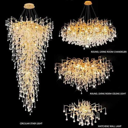 Luxury glass decorative lamp 