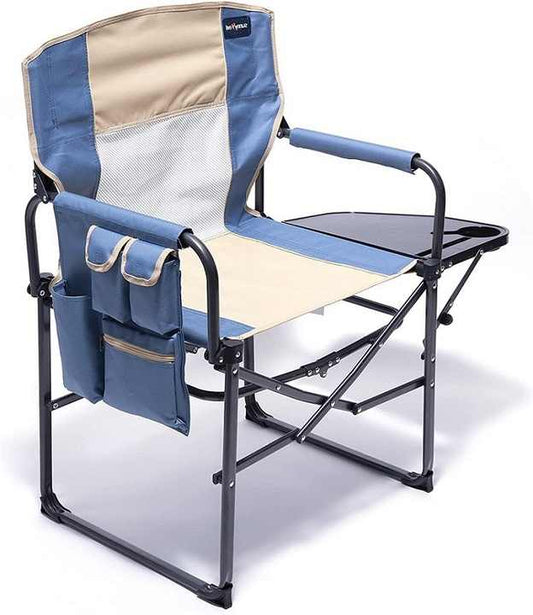 Portable folding camping chair. 